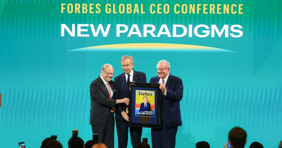 Forbes Presents Bernard Arnault with the Malcolm S. Forbes Lifetime Achievement Award